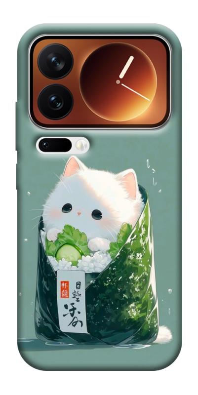 Чехол itsPrint Cat onigiri для Xiaomi 17 Pro Max, еда, купить оптом с доставкой