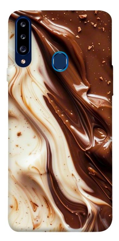 Чехол itsPrint Chocolat combo для Samsung Galaxy A20s, еда, купить оптом с доставкой