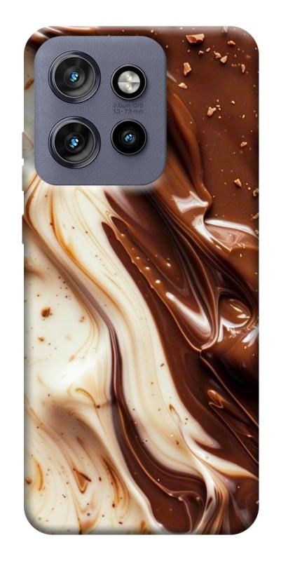 Чехол itsPrint Chocolat combo для Motorola Edge 50 Neo, еда, купить оптом с доставкой