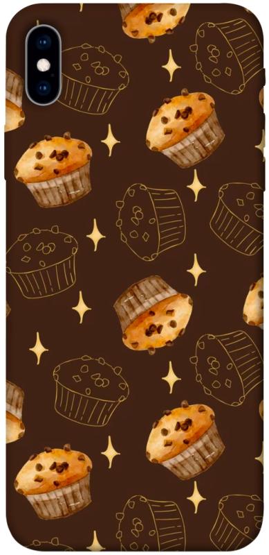Чехол itsPrint Chocolate muffins для Apple iPhone XS Max (6.5"), еда, купить оптом с доставкой