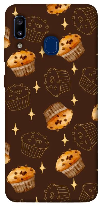 Чехол itsPrint Chocolate muffins для Samsung Galaxy A20 / A30, еда, купить оптом с доставкой