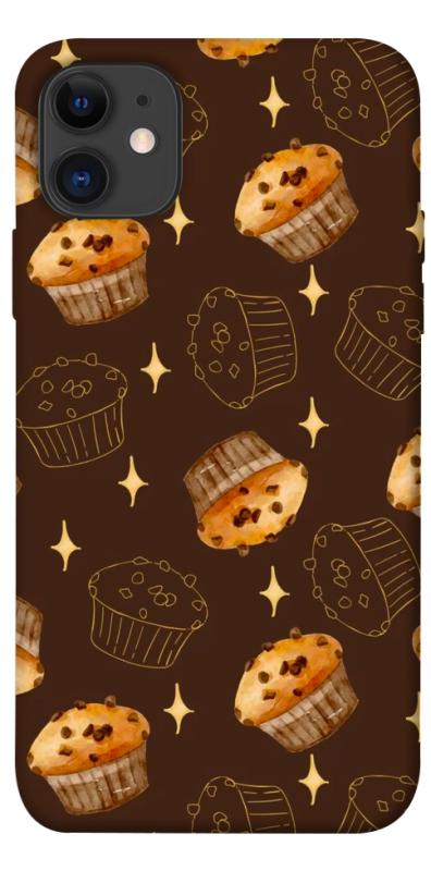 Чехол itsPrint Chocolate muffins для Apple iPhone 11 (6.1"), еда, купить оптом с доставкой