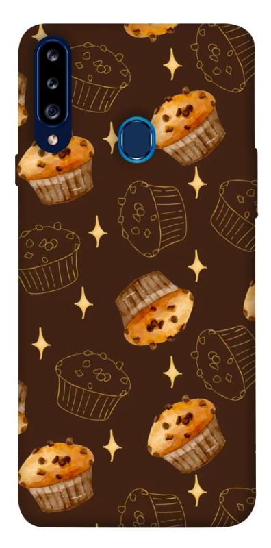 Чехол itsPrint Chocolate muffins для Samsung Galaxy A20s, еда, купить оптом с доставкой