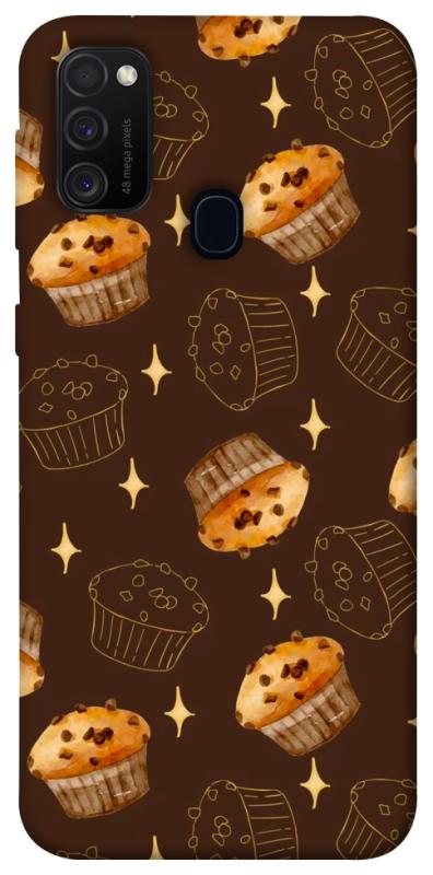 Чехол itsPrint Chocolate muffins для Samsung Galaxy M30s / M21, еда, купить оптом с доставкой