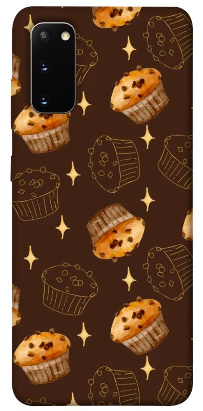 Чехол itsPrint Chocolate muffins для Samsung Galaxy S20, еда, купить оптом с доставкой