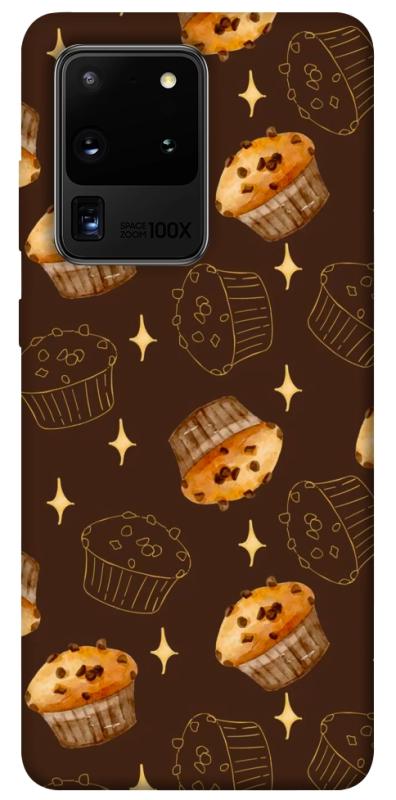 Чехол itsPrint Chocolate muffins для Samsung Galaxy S20 Ultra, еда, купить оптом с доставкой