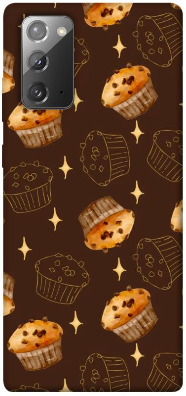 Чехол itsPrint Chocolate muffins для Samsung Galaxy Note 20, еда, купить оптом с доставкой