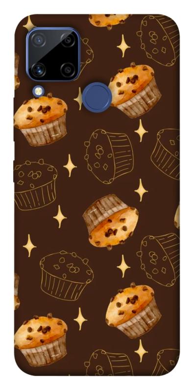 Чехол itsPrint Chocolate muffins для Realme C15, еда, купить оптом с доставкой
