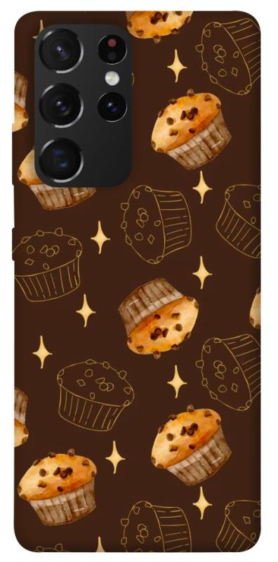 Чехол itsPrint Chocolate muffins для Samsung Galaxy S21 Ultra, еда, купить оптом с доставкой