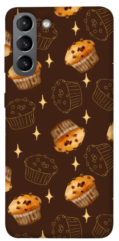 Чехол itsPrint Chocolate muffins для Samsung Galaxy S21, еда, купить оптом с доставкой