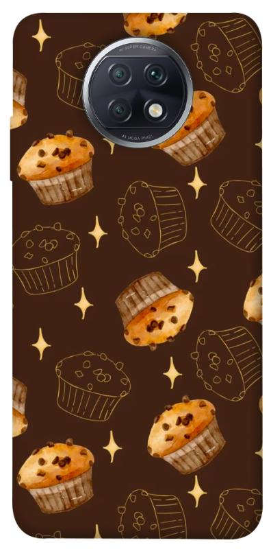 Чехол itsPrint Chocolate muffins для Xiaomi Redmi Note 9 5G / Note 9T, еда, купить оптом с доставкой