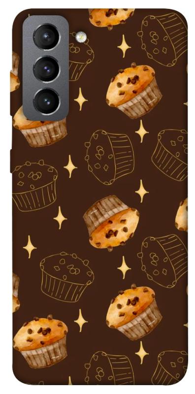 Чехол itsPrint Chocolate muffins для Samsung Galaxy S21 FE, еда, купить оптом с доставкой