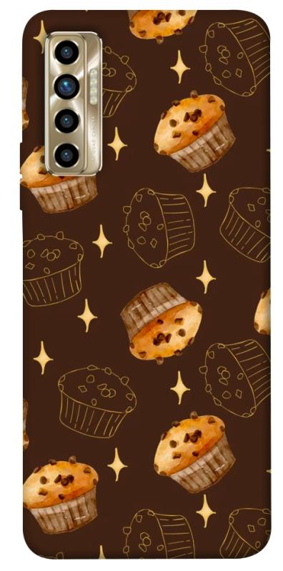 Чехол itsPrint Chocolate muffins для TECNO Camon 17P, еда, купить оптом с доставкой