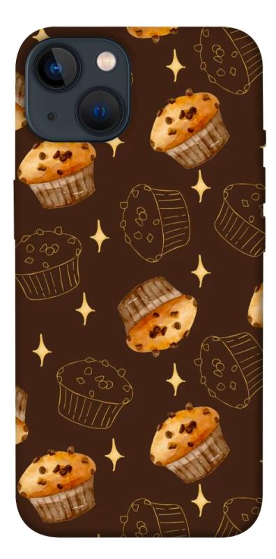 Чехол itsPrint Chocolate muffins для Apple iPhone 13 (6.1"), еда, купить оптом с доставкой