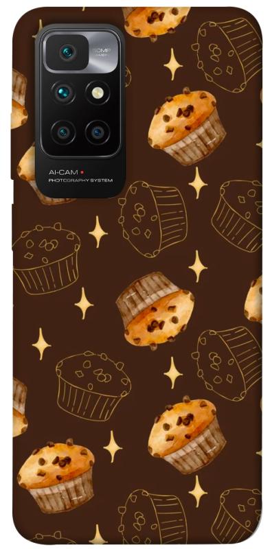 Чехол itsPrint Chocolate muffins для Xiaomi Redmi 10, еда, купить оптом с доставкой