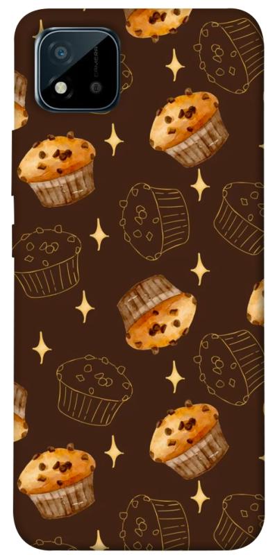 Чехол itsPrint Chocolate muffins для Realme C11 (2021), еда, купить оптом с доставкой