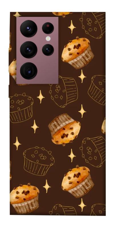 Чехол itsPrint Chocolate muffins для Samsung Galaxy S22 Ultra, еда, купить оптом с доставкой