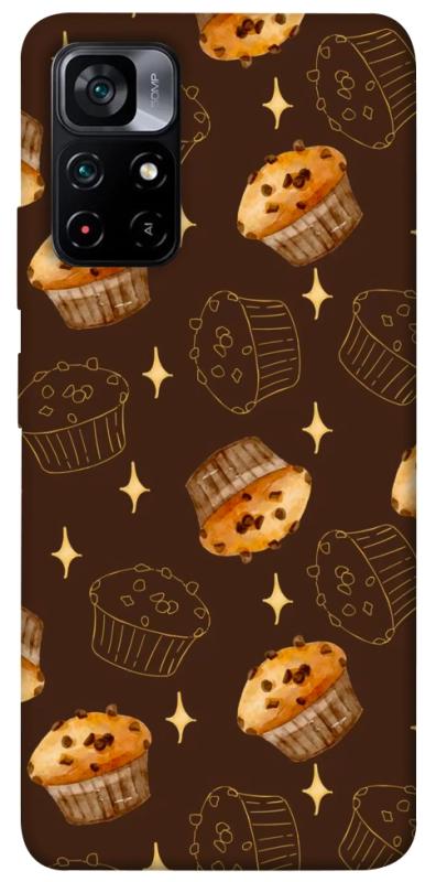 Чехол itsPrint Chocolate muffins для Xiaomi Poco M4 Pro 5G, еда, купить оптом с доставкой