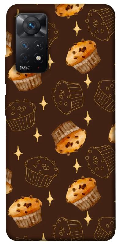 Чехол itsPrint Chocolate muffins для Xiaomi Redmi Note 11 Pro 4G/5G, еда, купить оптом с доставкой
