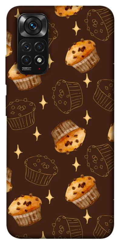 Чехол itsPrint Chocolate muffins для Xiaomi Redmi Note 11 (Global) / Note 11S, еда, купить оптом с доставкой