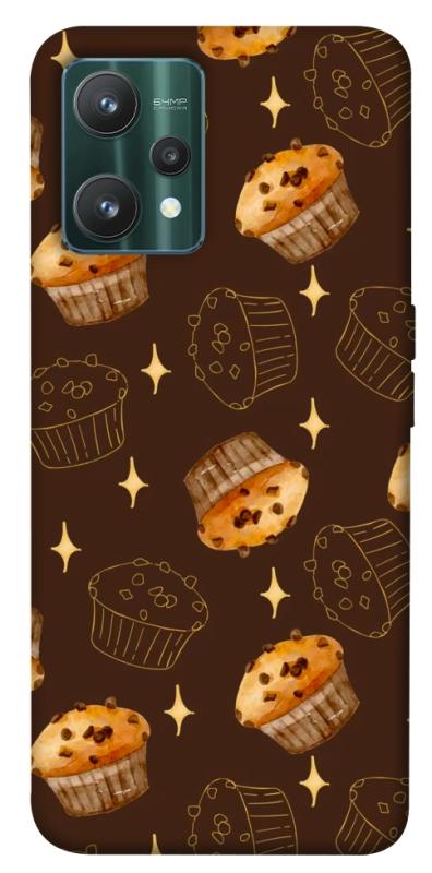 Чехол itsPrint Chocolate muffins для Realme 9 Pro, еда, купить оптом с доставкой