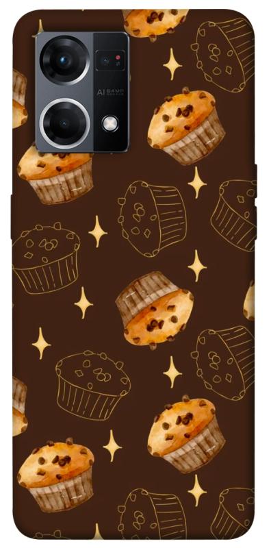 Чохол itsPrint Chocolate muffins для Oppo Reno 7 4G, їжа, купити оптом з доставкою