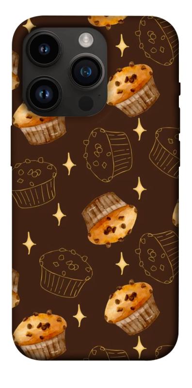 Чехол itsPrint Chocolate muffins для Apple iPhone 14 Pro (6.1"), еда, купить оптом с доставкой