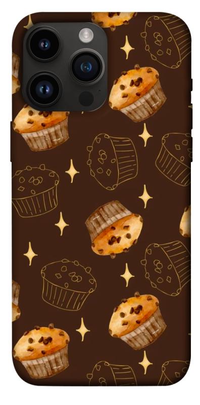 Чехол itsPrint Chocolate muffins для Apple iPhone 14 Pro Max (6.7"), еда, купить оптом с доставкой