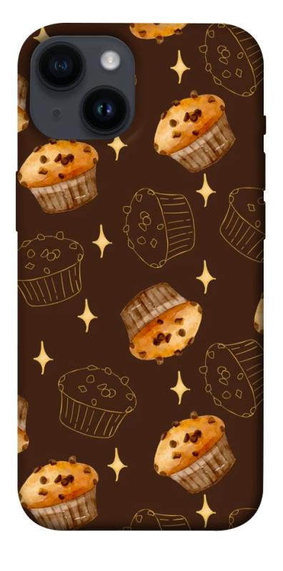Чехол itsPrint Chocolate muffins для Apple iPhone 14 (6.1"), еда, купить оптом с доставкой