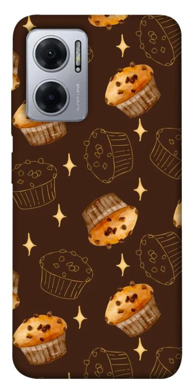 Чехол itsPrint Chocolate muffins для Xiaomi Redmi Note 11E, еда, купить оптом с доставкой