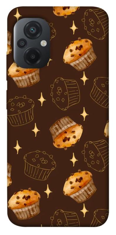 Чехол itsPrint Chocolate muffins для Xiaomi Poco M5, еда, купить оптом с доставкой