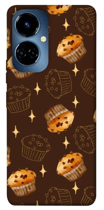 Чехол itsPrint Chocolate muffins для TECNO Camon 19 (CI6n) / 19 Pro (CI8n), еда, купить оптом с доставкой