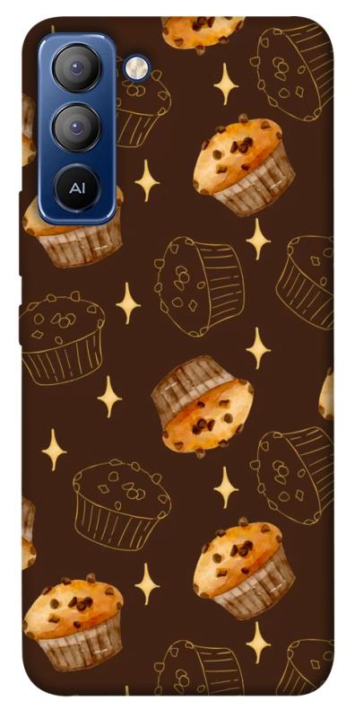 Чехол itsPrint Chocolate muffins для TECNO Pop 5 LTE, еда, купить оптом с доставкой