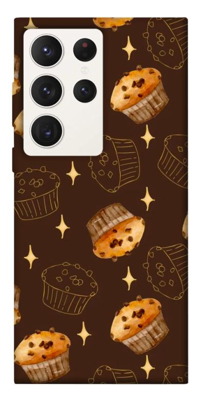 Чехол itsPrint Chocolate muffins для Samsung Galaxy S23 Ultra, еда, купить оптом с доставкой