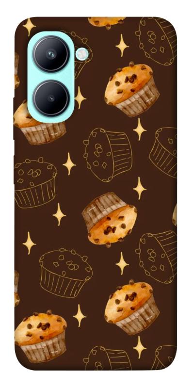 Чехол itsPrint Chocolate muffins для Realme C33, еда, купить оптом с доставкой