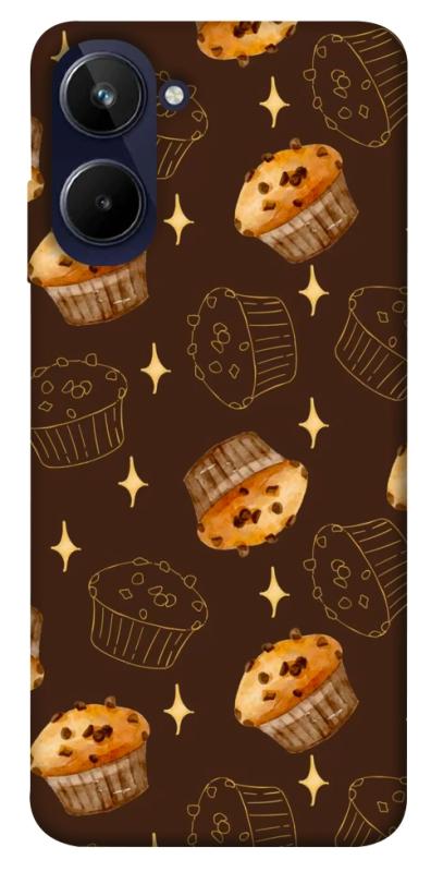 Чехол itsPrint Chocolate muffins для Realme 10 4G, еда, купить оптом с доставкой