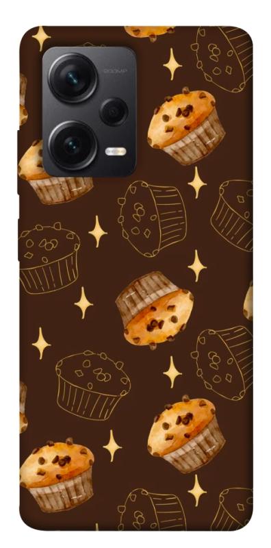 Чехол itsPrint Chocolate muffins для Xiaomi Redmi Note 12 Pro+ 5G, еда, купить оптом с доставкой