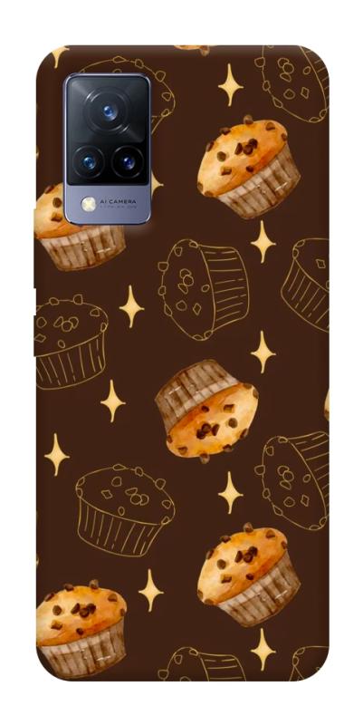 Чохол itsPrint Chocolate muffins для Vivo V21, їжа, купити оптом з доставкою