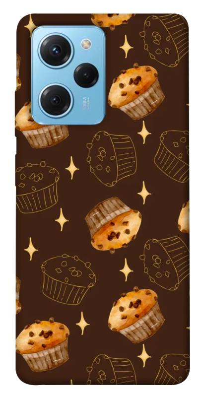 Чехол itsPrint Chocolate muffins для Xiaomi Poco X5 Pro 5G, еда, купить оптом с доставкой