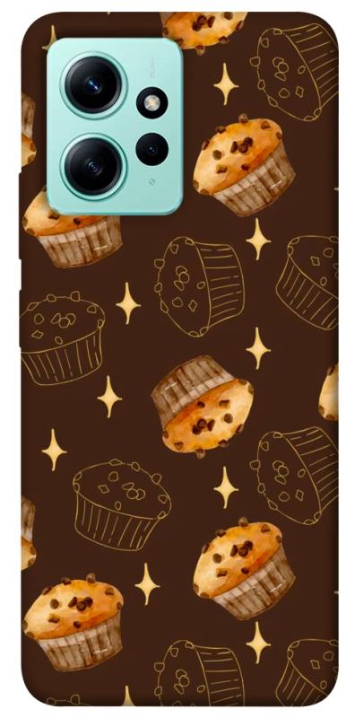 Чехол itsPrint Chocolate muffins для Xiaomi Redmi Note 12 4G, еда, купить оптом с доставкой