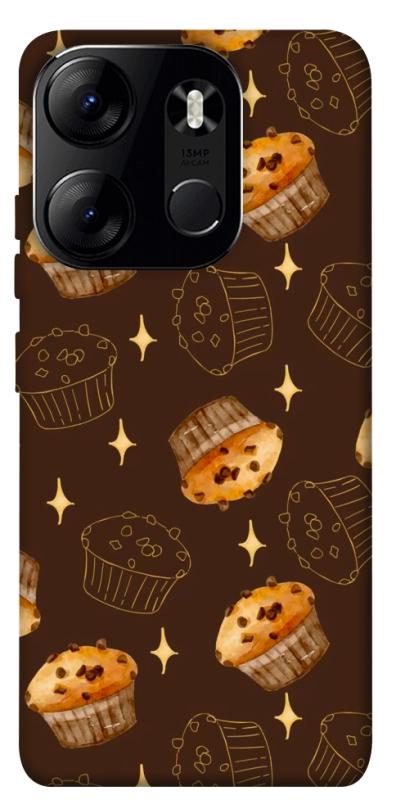 Чехол itsPrint Chocolate muffins для Tecno Spark Go 2023, еда, купить оптом с доставкой
