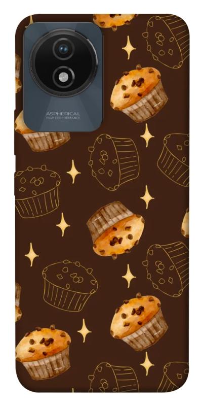 Чехол itsPrint Chocolate muffins для Vivo Y02, еда, купить оптом с доставкой