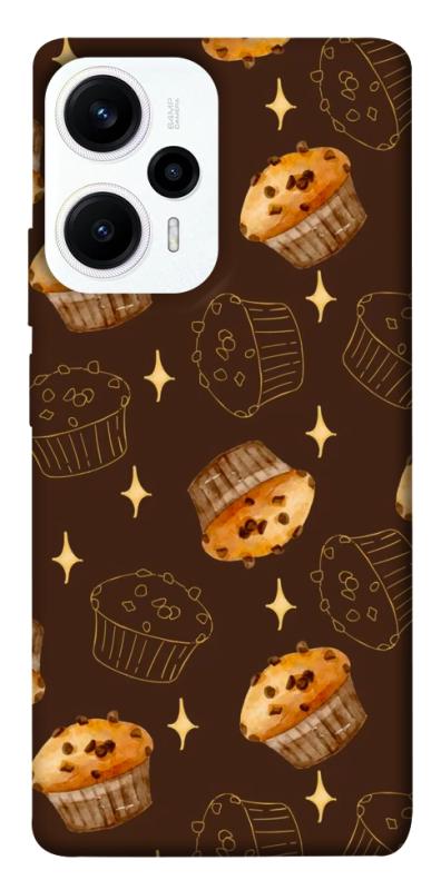 Чехол itsPrint Chocolate muffins для Xiaomi Poco F5 / Note 12 Turbo, еда, купить оптом с доставкой