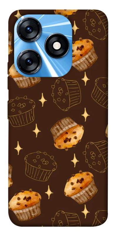 Чехол itsPrint Chocolate muffins для TECNO Spark 10 Pro, еда, купить оптом с доставкой
