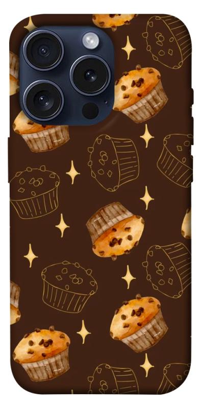 Чехол itsPrint Chocolate muffins для Apple iPhone 15 Pro (6.1"), еда, купить оптом с доставкой