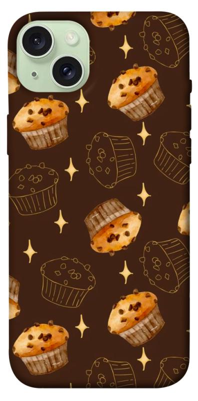 Чехол itsPrint Chocolate muffins для Apple iPhone 15 Plus (6.7"), еда, купить оптом с доставкой
