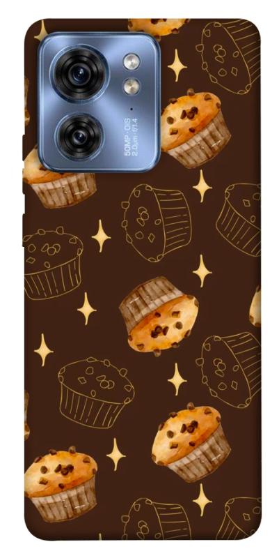 Чехол itsPrint Chocolate muffins для Motorola Edge 40, еда, купить оптом с доставкой