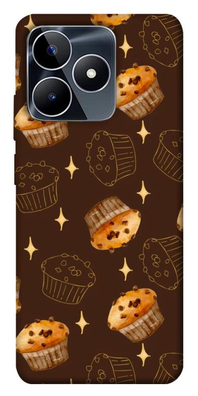 Чехол itsPrint Chocolate muffins для Realme C53, еда, купить оптом с доставкой