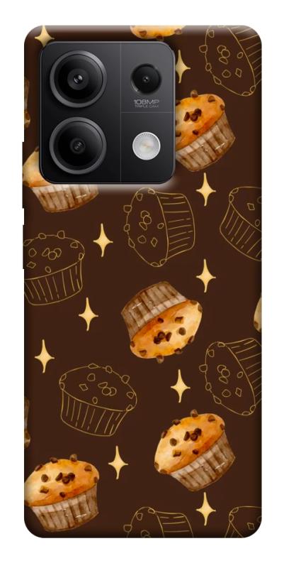 Чехол itsPrint Chocolate muffins для Xiaomi Redmi Note 13 5G, еда, купить оптом с доставкой