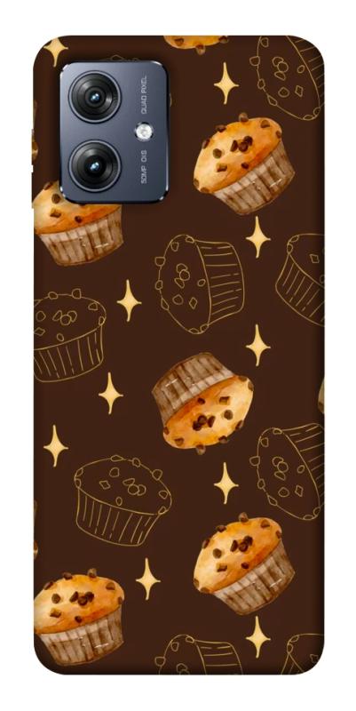 Чехол itsPrint Chocolate muffins для Motorola Moto G54, еда, купить оптом с доставкой